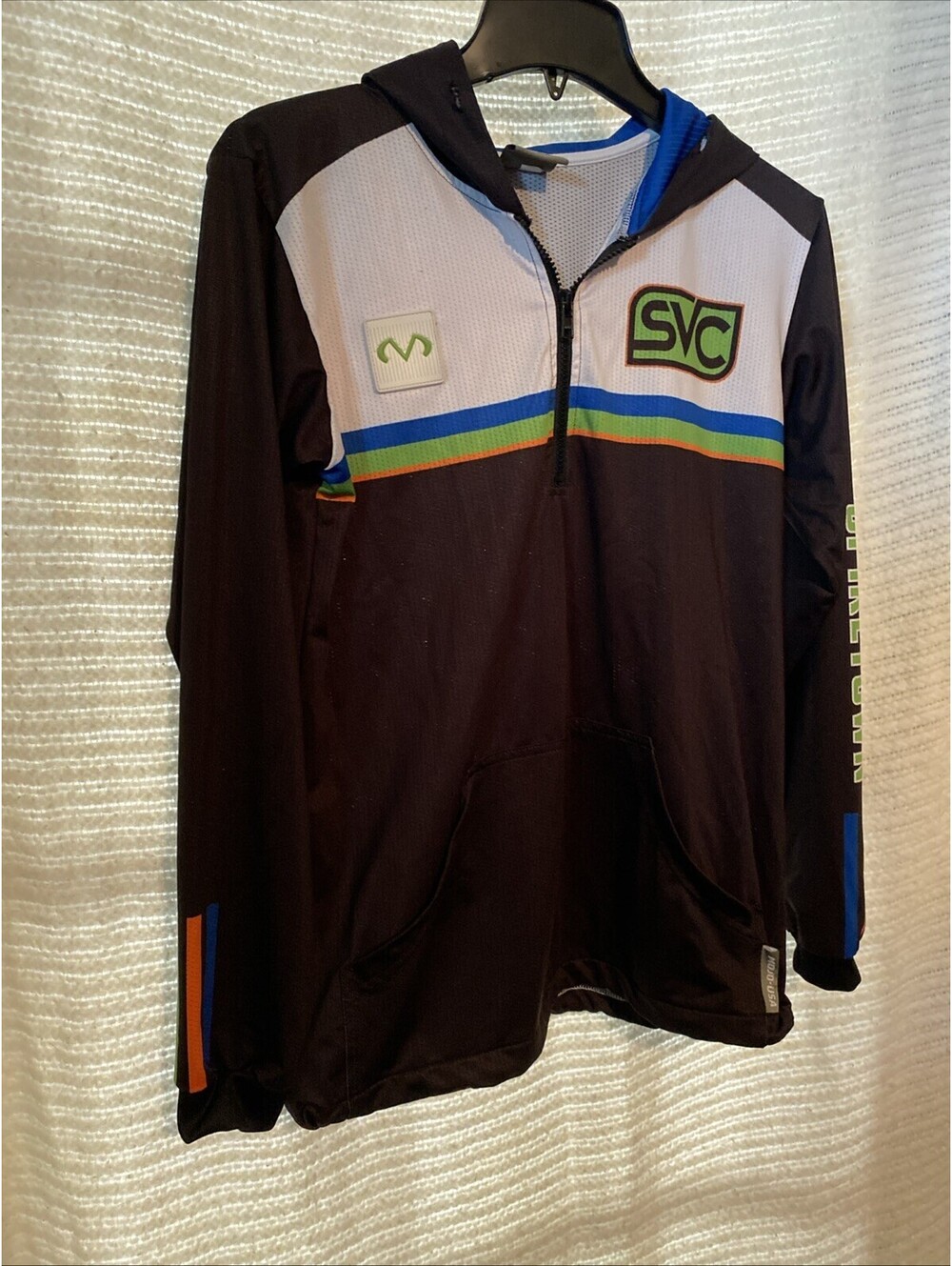 Mojican Spiketown SVC Hooded 1/4 Zip Pullover Jersey Youth Lg